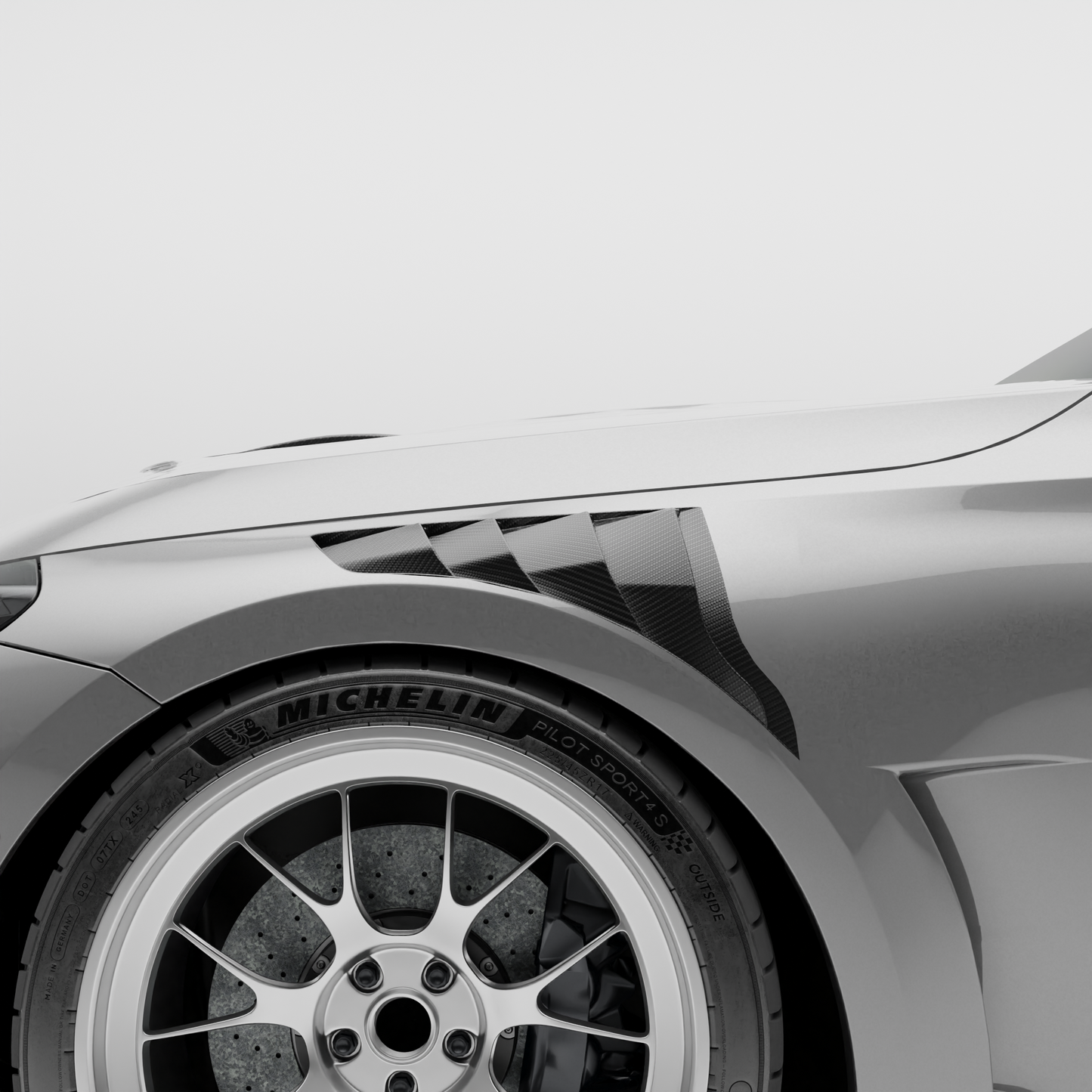 Revozport Carbon Fiber Hybrid Front Fenders - 2023+ BMW M2 (G87)