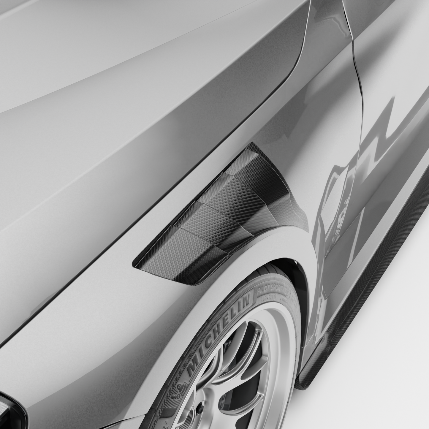 Revozport Carbon Fiber Hybrid Front Fenders - 2023+ BMW M2 (G87)