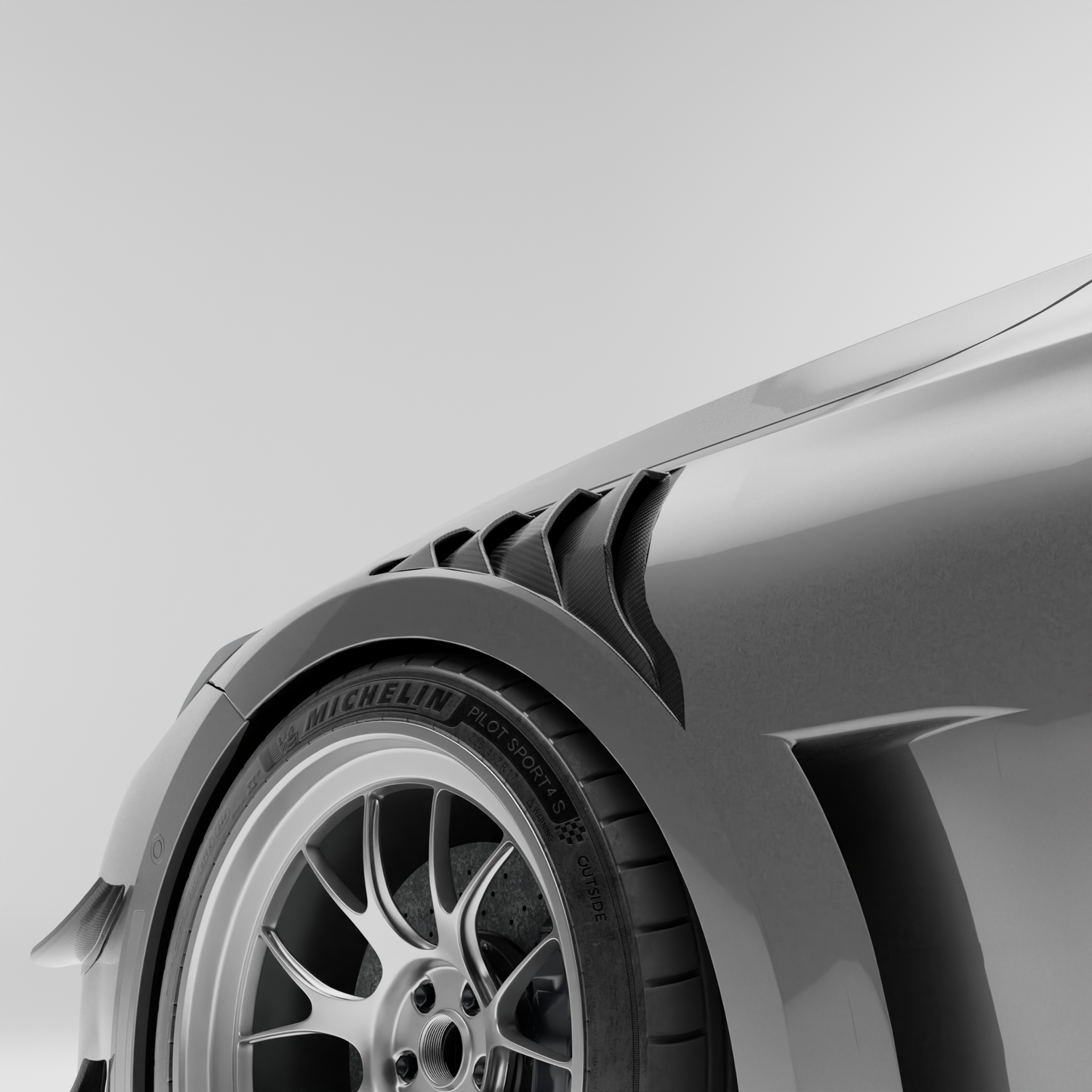 Revozport Carbon Fiber Hybrid Front Fenders - 2023+ BMW M2 (G87)