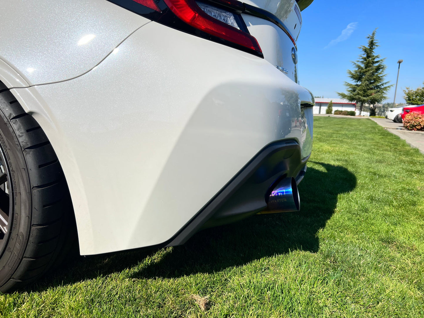 RK Titanium Single Exit Track Exhaust - 2022+ Subaru BRZ/Toyota GR86 (ZD8/ZN8)