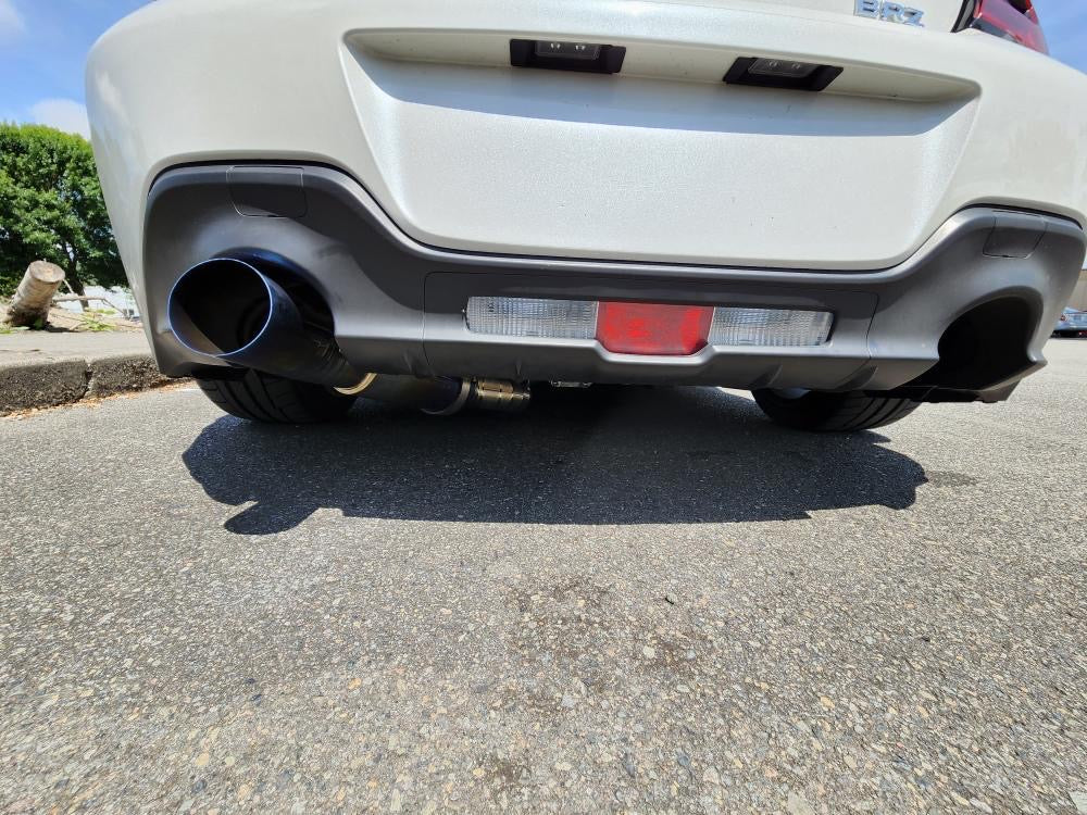 RK Titanium Single Exit Track Exhaust - 2022+ Subaru BRZ/Toyota GR86 (ZD8/ZN8)