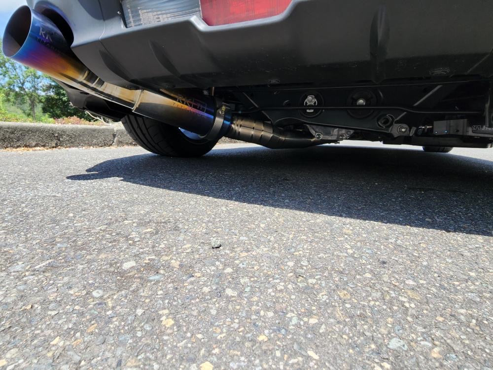 RK Titanium Single Exit Track Exhaust - 2022+ Subaru BRZ/Toyota GR86 (ZD8/ZN8)