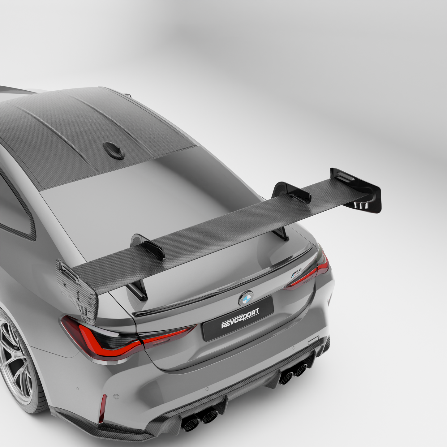 Revozport Carbon Fiber Rear Wing - 2021+ BMW M4 (G82)