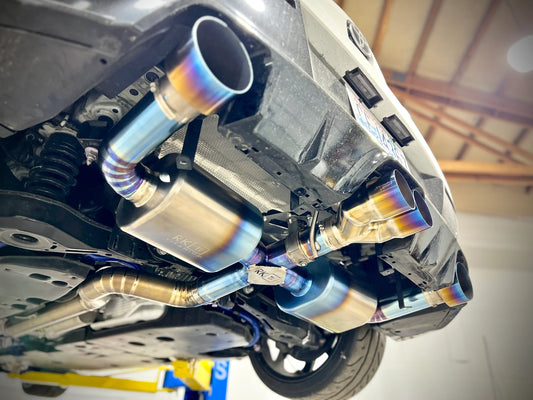 RK Titanium Street Edition Valved Quad/Triple Exit Exhaust - 2023+ Toyota GR Corolla (GZEA14)