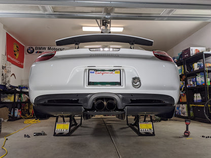 Verus Engineering Carbon Rear Diffuser - 2015-2016 Porsche Cayman GT4 (981)