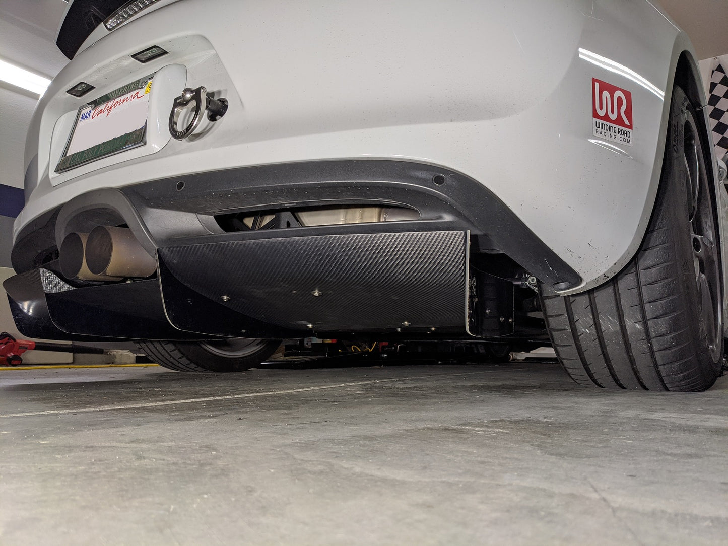 Verus Engineering Carbon Rear Diffuser - 2015-2016 Porsche Cayman GT4 (981)