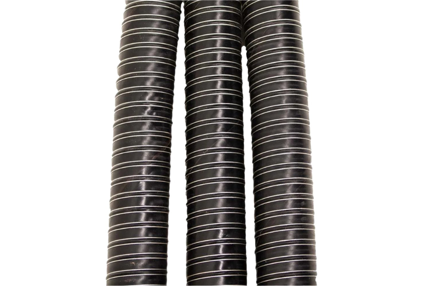Hose - High-Temp Silicone Brake Duct Hose, 3" Dia. Black, 12 Feet Long