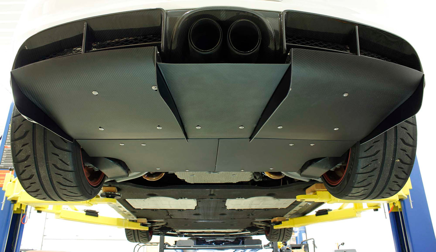 Verus Engineering Flat Underbody Panel Kit - 2015-2016 Porsche Cayman GT4 (981)