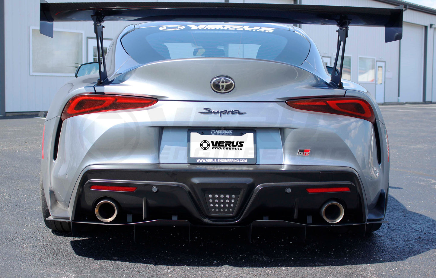 Verus Engineering Carbon Polyweave Rear Spat Kit - 2019+ Toyota Supra (MK5)