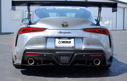 Verus Engineering Carbon Polyweave Rear Spat Kit - 2019+ Toyota Supra (MK5)