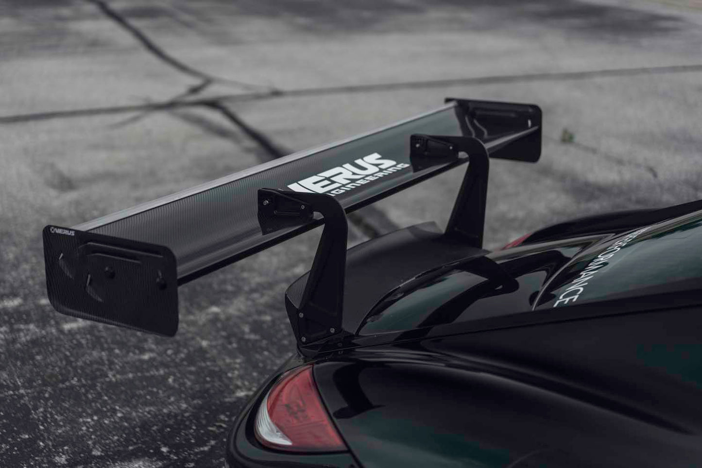 Verus Engineering V1X Rear Wing Kit - 2006-2012 Porsche Cayman (987.1/987.2)