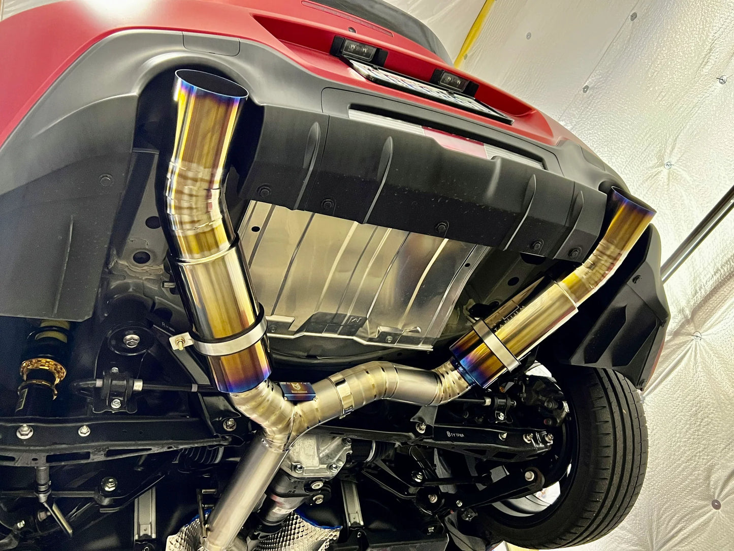 RK Titanium Dual Exit Track Exhaust - 2022+ Subaru BRZ/Toyota GR86 (ZD8/ZN8)