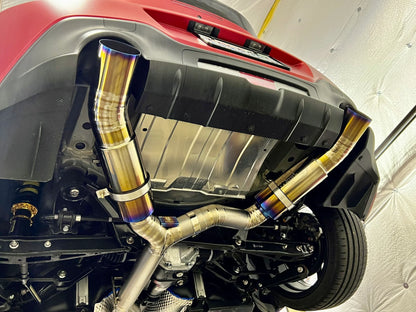 RK Titanium Dual Exit Track Exhaust - 2022+ Subaru BRZ/Toyota GR86 (ZD8/ZN8)