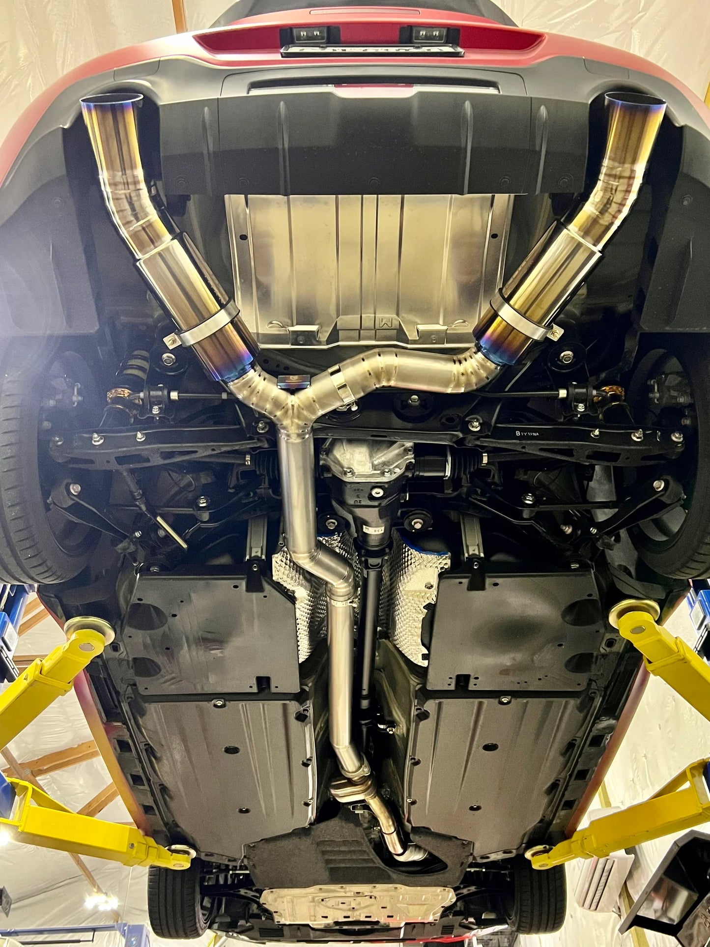 RK Titanium Dual Exit Track Exhaust - 2022+ Subaru BRZ/Toyota GR86 (ZD8/ZN8)