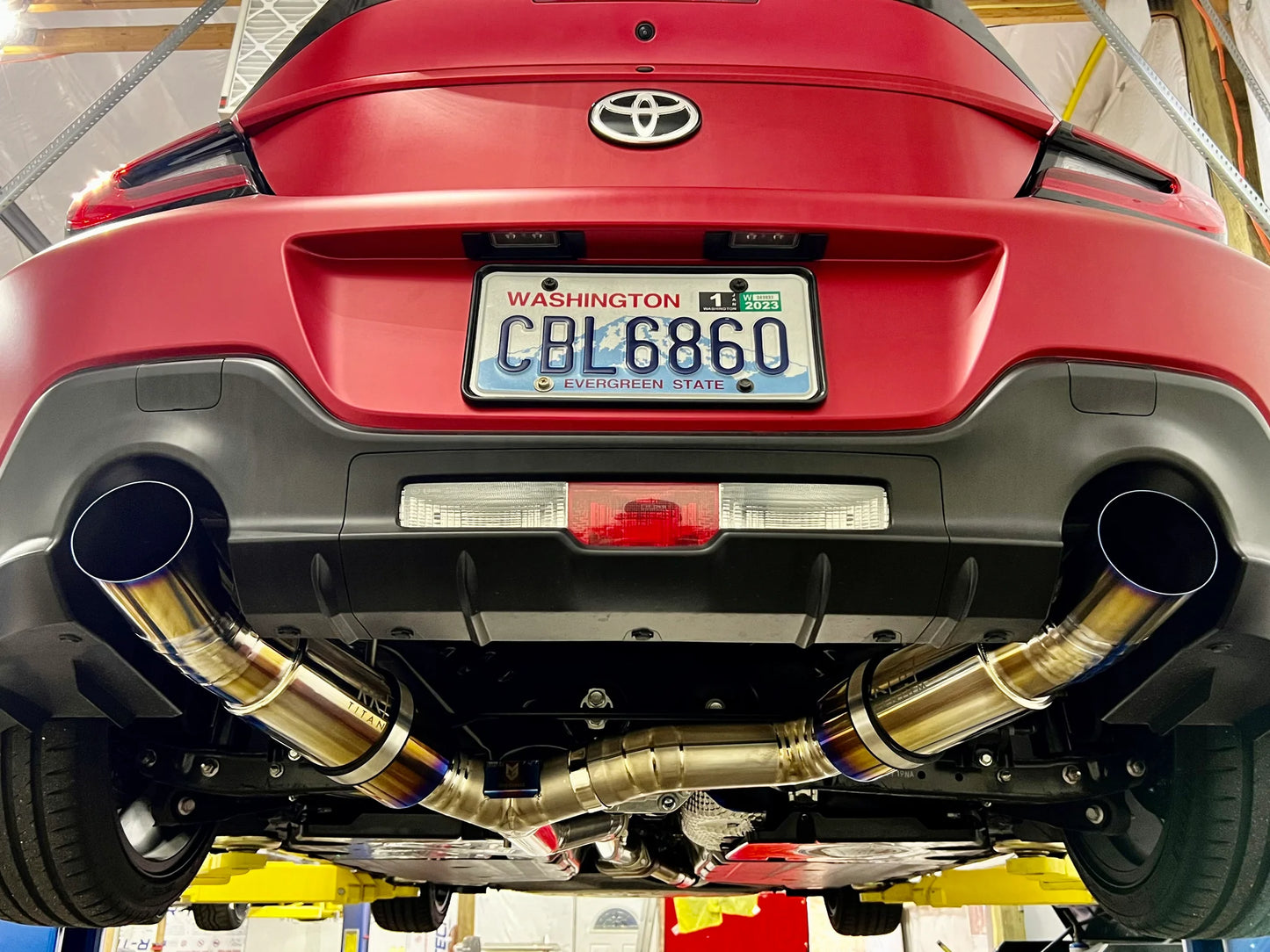 RK Titanium Dual Exit Track Exhaust - 2022+ Subaru BRZ/Toyota GR86 (ZD8/ZN8)
