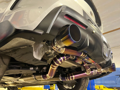 RK Titanium Street Edition Dual Exit Exhaust (Valved) - 2019+ Toyota Supra (MK5)