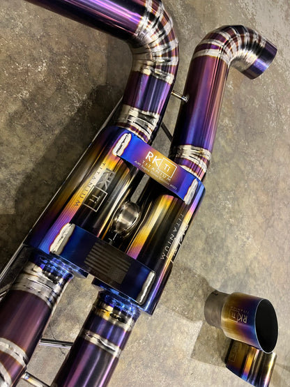 RK Titanium Street Edition Dual Exit Exhaust (Valved) - 2019+ Toyota Supra (MK5)