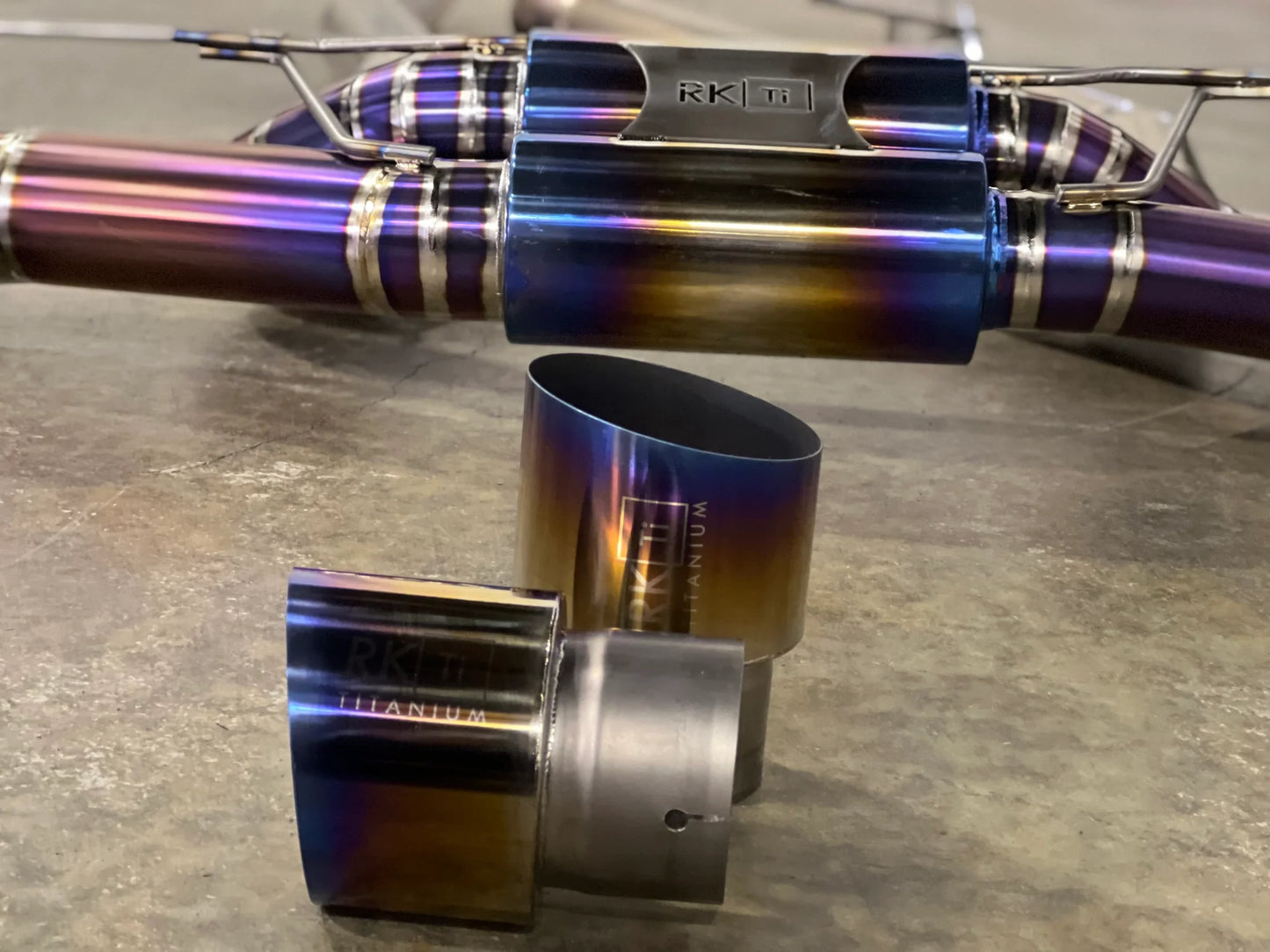 RK Titanium Street Edition Dual Exit Exhaust (Valved) - 2019+ Toyota Supra (MK5)