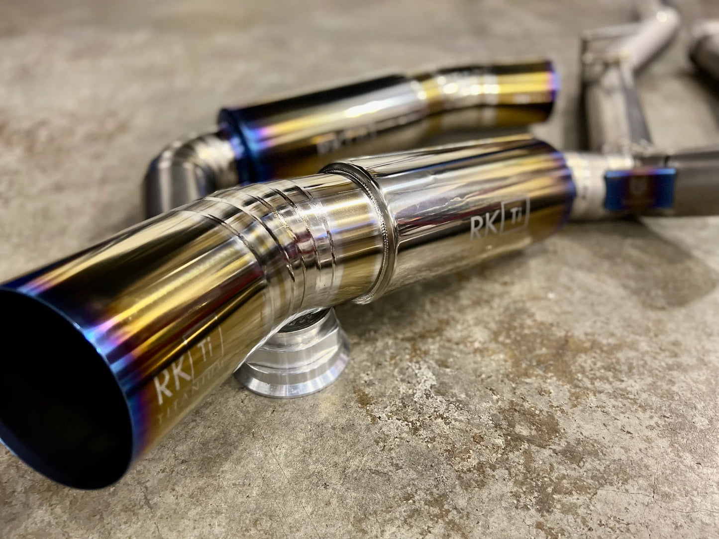 RK Titanium Dual Exit Track Exhaust - 2022+ Subaru BRZ/Toyota GR86 (ZD8/ZN8)