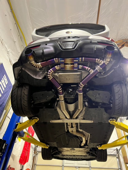 RK Titanium Street Edition Dual Exit Exhaust (Valved) - 2019+ Toyota Supra (MK5)